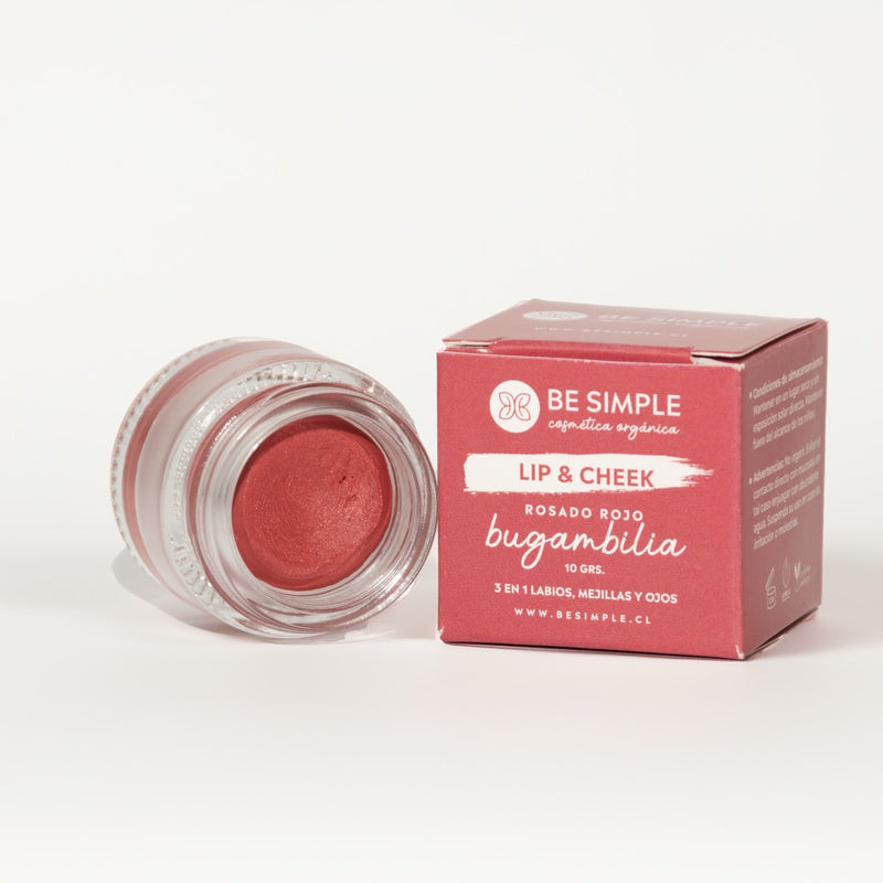 MAQUILLAJE ROSADO ROJO BUGAMBILIA 10GRS