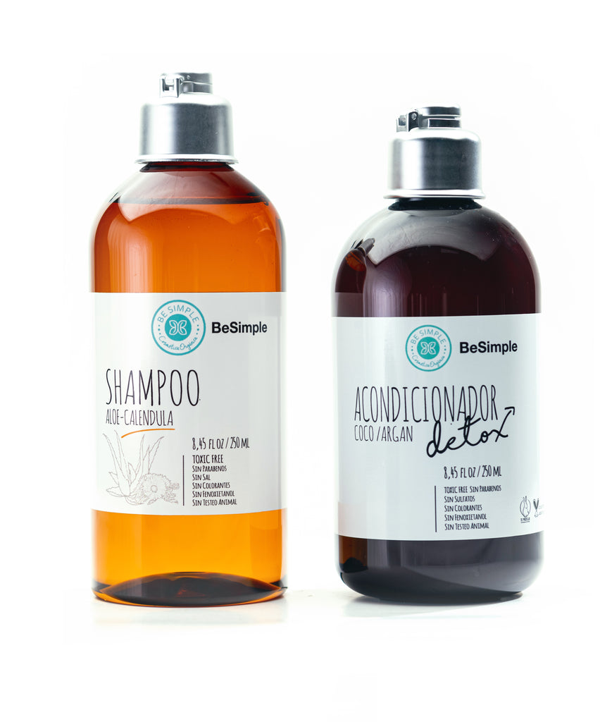 Dúo Lavado Natural (S.L. Aloe Caléndula + A.L. Coco Argán 250ml)