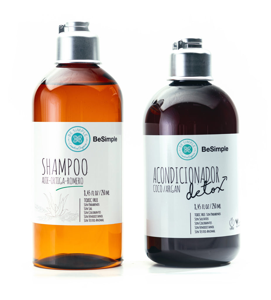 Dúo Lavado Natural (S.L. Aloe Ortiga Romero + A.L. Coco Argán 250ml)