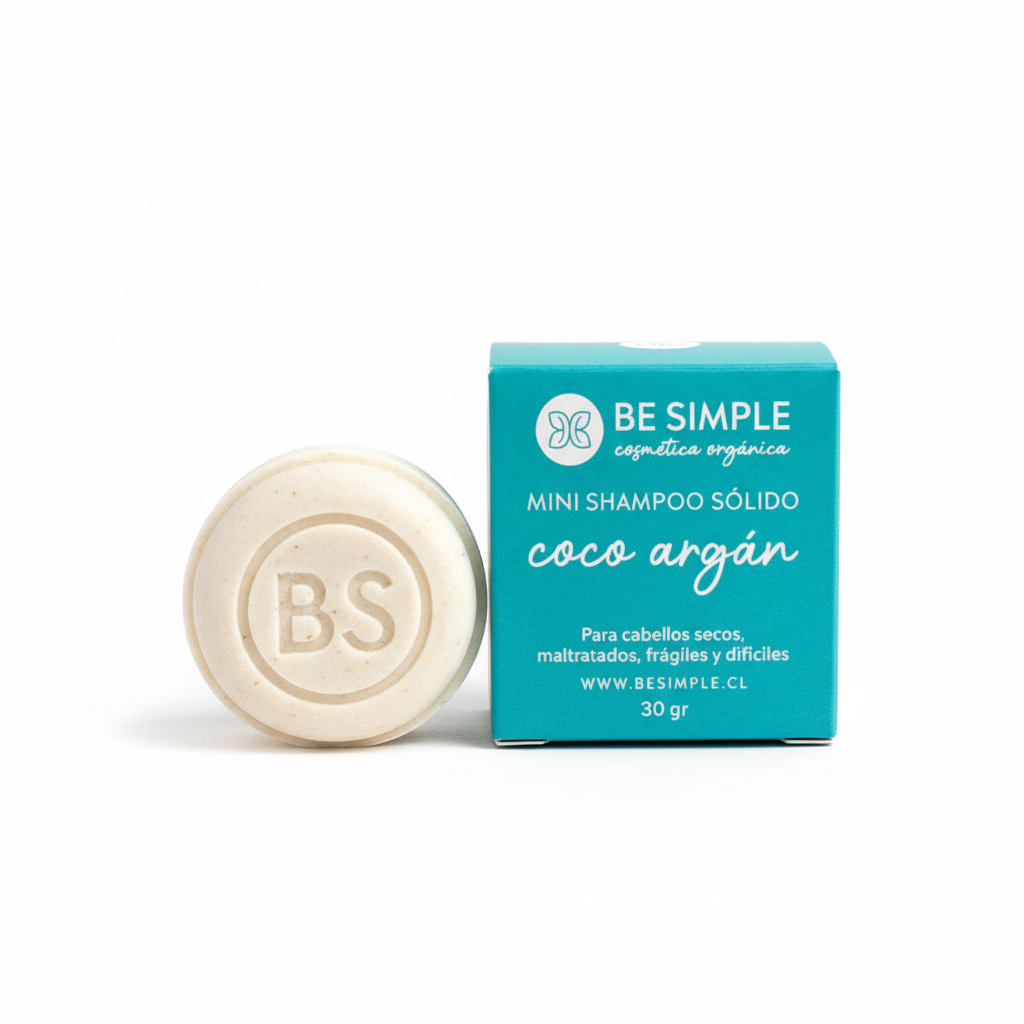 Shampoo Sólido mini Coco Argán 30grs