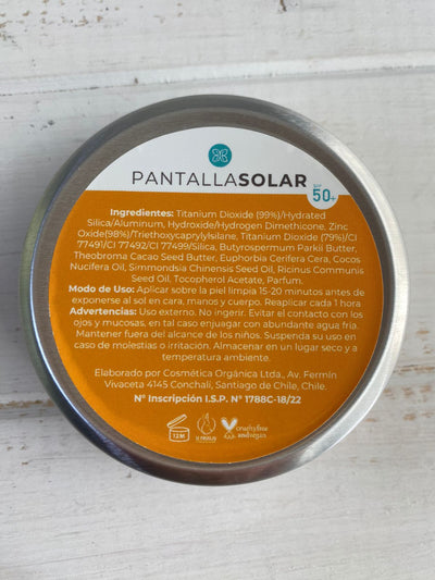 Pantalla Solar SPF 50+